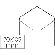 LIDERPAPEL SOBRE TARJETA VISITA 70x105mm 80G 100-PACK 31913